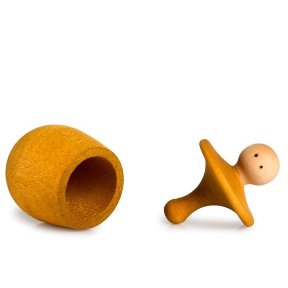 NWT Grapat Wooden Toys Little Things Yellow - Picture 1 of 7